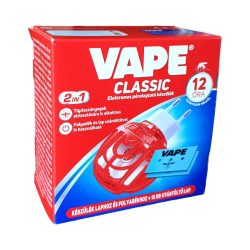 VAPE Classic elektromos szúnyogirtó készülék + 10db lapka
